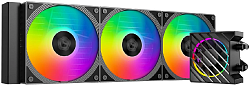 Система водяного охлаждения ID-Cooling Dashflow 360 XT Pro ARGB Soc-AM5/AM4/1200/1700/1851 черный 4-pin 32.5dB Al 350W Ret