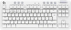 Клавиатура Logitech G715 TKL механическая белый USB беспроводная BT/Radio Multimedia for gamer LED (подставка для запястий) (920-010464)