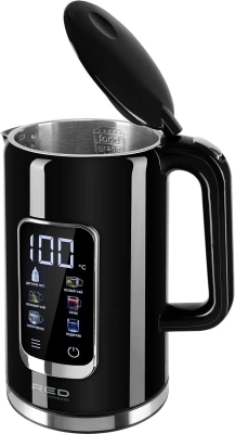 Чайник электрический Red Solution COLORSENSE AM120D 1.7л. 2000Вт черный корпус: нерж.сталь/пластик (AM120D)