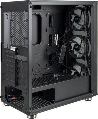 Корпус Formula V-LINE 7713 черный без БП ATX 3x120mm 6x140mm 2xUSB2.0 1xUSB3.0 audio bott PSU