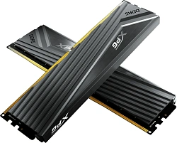 Память DDR5 2x16GB 6000MHz A-Data AX5U6000C3016G-DCCAGY XPG Caster RTL Gaming PC5-48000 CL30 DIMM ECC 288-pin 1.35В kit dual rank с радиатором Ret