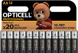 Батарея Opticell Professional LR6 AA (12шт) блистер