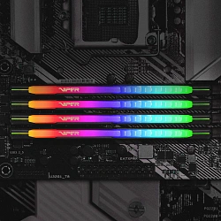 Память DDR4 8GB 3600MHz Patriot PVSR48G360C0 Viper Steel RGB RTL Gaming PC4-28800 CL20 DIMM 288-pin 1.35В dual rank с радиатором Ret