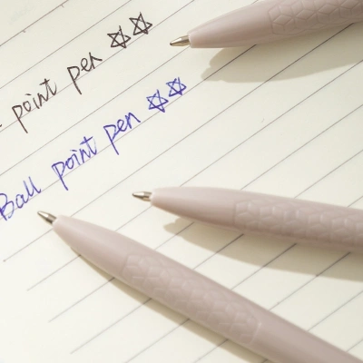 Ручка шариков. автоматическая Deli Arrow EQ24-BK прозрачный/белый d=0.7мм черн. черн.