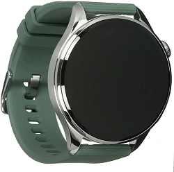 Смарт-часы Xiaomi Watch 5 47мм 1.54" AMOLED корп.серебристый рем.зеленый разм.брасл.:135-205мм (BHR07WPGL)