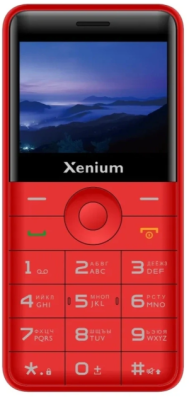Мобильный телефон Xenium X700 красный моноблок 2Sim 2.31" 240x320 Nucleus 0.3Mpix GSM900/1800 MP3 FM microSD max32Gb
