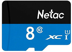 Флеш карта microSDHC 8GB Netac NT02P500STN-008G-S P500