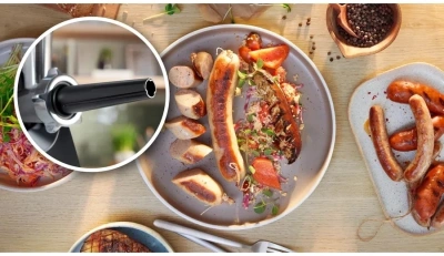 Мясорубка Bosch MFWS440B 1900Вт черный