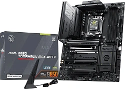 Материнская плата MSI MAG B850 TOMAHAWK MAX WIFI II Socket AM5 AMD B850 4xDDR5 ATX AC`97 8ch(7.1) 5Gigabit RAID+HDMI
