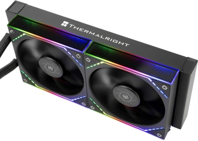 Система водяного охлаждения Thermalright Frozen Infinity 240 ARGB Soc-AM5/AM4/1200/1700/1851 черный 4-pin 28.2dB Al Ret (F-INFINITY-240-BL)