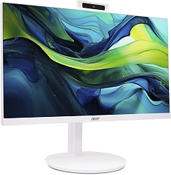 Моноблок Acer Aspire C27-1E13U5UNH 27" Full HD i5 1334U (1.3) 16Gb SSD512Gb Iris Xe Graphics CR Eshell GbitEth WiFi BT 90W клавиатура мышь Cam белый 1920x1080