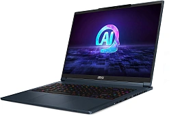 Ноутбук MSI Stealth 16 AI Studio A1VIG-062RU Core Ultra 9 185H 32Gb SSD2Tb NVIDIA GeForce RTX4090 16Gb 16" IPS UHD+ (3840x2400) Windows 11 Home dk.blue WiFi BT Cam (9S7-15F312-062)