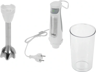 Блендер погружной Braun MultiQuick 7 MQ7000 WH 1000Вт белый/серебристый