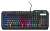 Клавиатура Оклик 715G черный USB Multimedia for gamer LED (1680657)