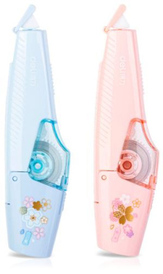 Лента коррект. Deli 71492 6мх5мм ассорти корпус белый