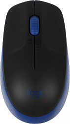 Мышь Logitech M190 черный/синий оптическая 1000dpi беспров. USB 2but (910-005925)