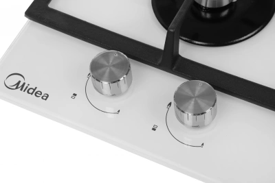 Газовая варочная поверхность Midea MG3260TGW белый