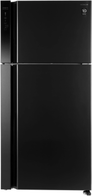 Холодильник Hitachi R-V660PUC7-1 BBK 2-хкамерн. черный бриллиант инвертер