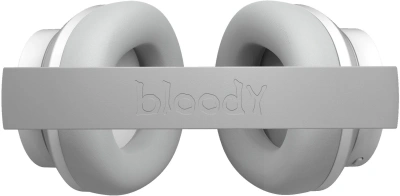 Наушники накладные A4Tech Bloody MH390 белый беспроводные bluetooth оголовье (MH390 WHITE)