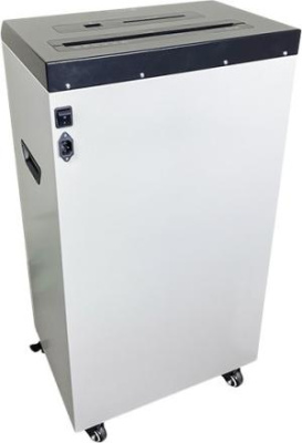 Шредер Heleos СП65-4 белый/черный (секр.P-4) фрагменты 30лист. 65лтр. скрепки скобы пл.карты CD