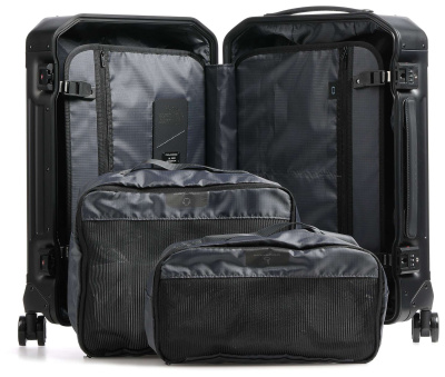 Чемодан Piquadro ALU (BV4425ALUS/N) 40x55x20см 37л. 4.590кг. алюминий/натур.кожа черный