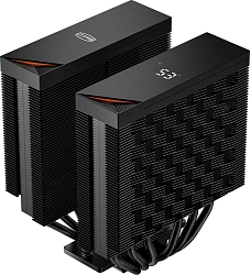 Устройство охлаждения(кулер) PcCooler RT620 Digital Soc-AM5/AM4/1151/1200/2066/1700 черный 4-pin 34.9dB Al+Cu LCD 265W Ret (RT620-BKNWYL-GL)
