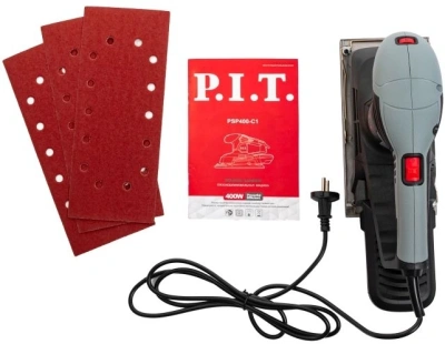Вибро шлифовальная машина P.I.T. PSP400-C1 400Вт