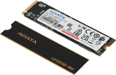 Накопитель SSD A-Data PCIe 4.0 x4 1TB ALEG-960-1TCS Legend 960 M.2 2280