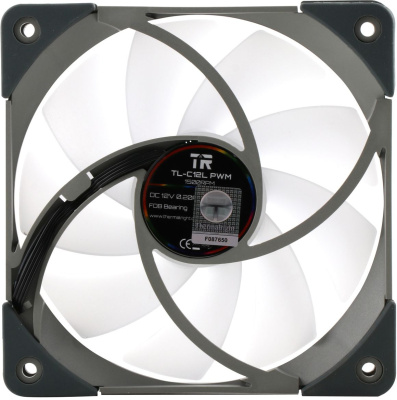 Вентилятор для корпуса Thermalright TL-C12L RGB 120х120x25 черный 4-pin 25.6дБ Ret