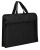 Папка-портфель Deli 63753BLACK 2 отдел. A4 текстиль черный