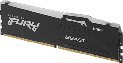 Память DDR5 32GB 6400MHz Kingston KF564C32BBEA-32 Fury Beast RGB RTL Gaming PC5-51200 CL32 DIMM 288-pin 1.4В single rank с радиатором Ret
