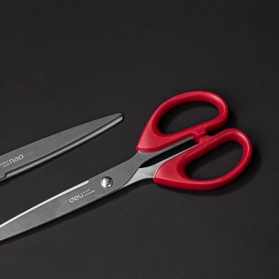 Ножницы Deli EM610 офисные 180мм ручки пластиковые сталь ассорти чехол с европод.