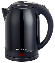 Чайник электрический Supra KES-2003N 2л. 1500Вт черный корпус: нерж.сталь (10134)