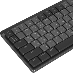 Клавиатура Logitech MX Mechanical механическая черный USB беспроводная BT/Radio slim LED (920-010766)