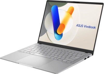 Ноутбук Asus VivoBook S14 OLED M5406WA-QD127 Ryzen AI 9 365 24Gb SSD1Tb AMD Radeon 880M 14" OLED WUXGA (1920x1200) без ОС silver WiFi BT Cam (90NB14P1-M007L0)