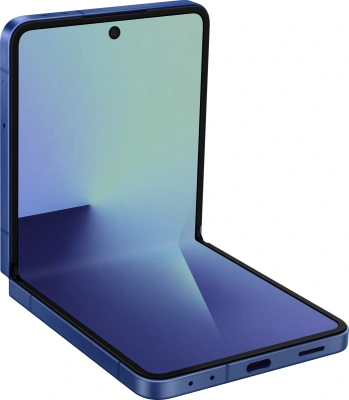 Смартфон Samsung SM-F766B Galaxy Flip7 256Gb 12Gb синий раскладной 3G 4G 1Sim 6.9" 1080x2520 Android 16 50Mpix 802.11 a/b/g/n/ac/ax/be NFC GPS GSM900/1800 GSM1900 Protect