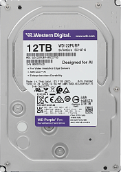 Жесткий диск WD SATA-III 12TB WD122PURP Surveillance Purple Pro (7200rpm) 256Mb 3.5"