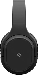 Гарнитура накладные Digma BT-18 черный беспроводные bluetooth оголовье (BT18B)
