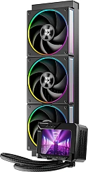Система водяного охлаждения ID-Cooling DL360 Max ARGB Soc-AM5/AM4/1200/1700/1851 черный 4-pin 14-31.2dB Al LCD 350W Ret