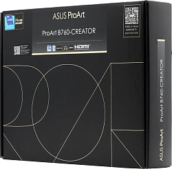 Материнская плата Asus PROART B760-CREATOR Soc-1700 Intel B760 4xDDR5 ATX AC`97 8ch(7.1) 1 x 2.5Gigabit + Gigabit Ethernet RAID+HDMI+DP