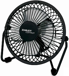 Вентилятор настольный Scarlett Comfort SC-DF111S95 2.5Вт скоростей:1 черный
