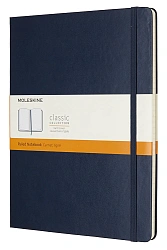 Блокнот Moleskine CLASSIC QP090B20 XLarge 190х250мм 192стр. линейка твердая обложка синий