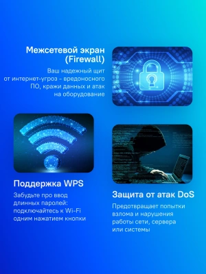 Роутер беспроводной Cudy WR3000H AX3000 100/1000/2500BASE-T белый