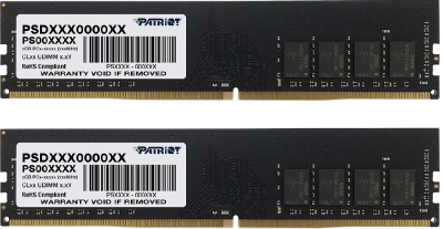 Память DDR4 2x8GB 2666MHz Patriot PSD416G2666K Signature RTL PC4-21300 CL17 DIMM 288-pin 1.2В kit single rank Ret