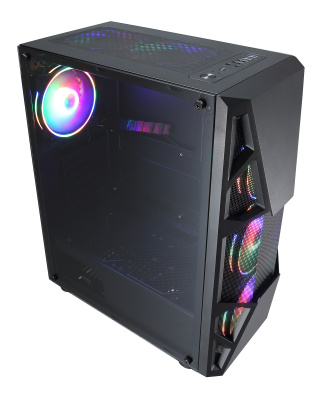 Корпус Formula CL-3303B RGB черный без БП ATX 2xUSB2.0 1xUSB3.0 audio bott PSU