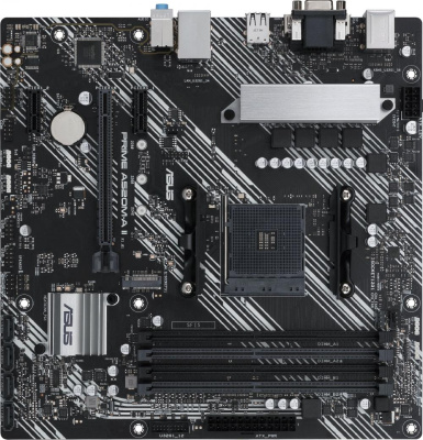 Материнская плата Asus PRIME A520M-A II/CSM Soc-AM4 AMD A520 4xDDR4 mATX AC`97 8ch(7.1) GbLAN RAID+VGA+HDMI+DP