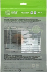 Фотобумага Cactus CS-MA416020ED A4/160г/м2/20л./белый матовое для струйной печати