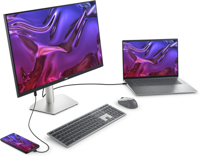Монитор Dell 27" S2723HC серебристый/черный IPS LED 16:9 HDMI M/M матовая HAS Piv 300cd 178гр/178гр 1920x1080 75Hz FreeSync FHD USB
