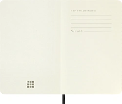 Блокнот Moleskine CLASSIC SOFT QP611 Pocket 90x140мм 192стр. линейка мягкая обложка черный