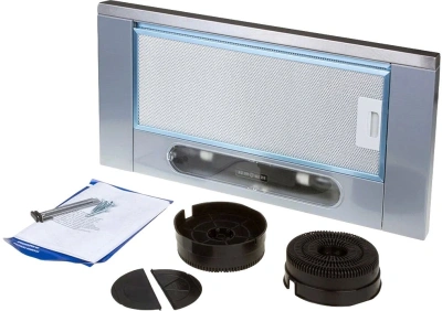 Вытяжка встраиваемая Jet Air Aurora LX/GRX/F/90 серебристый управление: кнопочное (1 мотор)